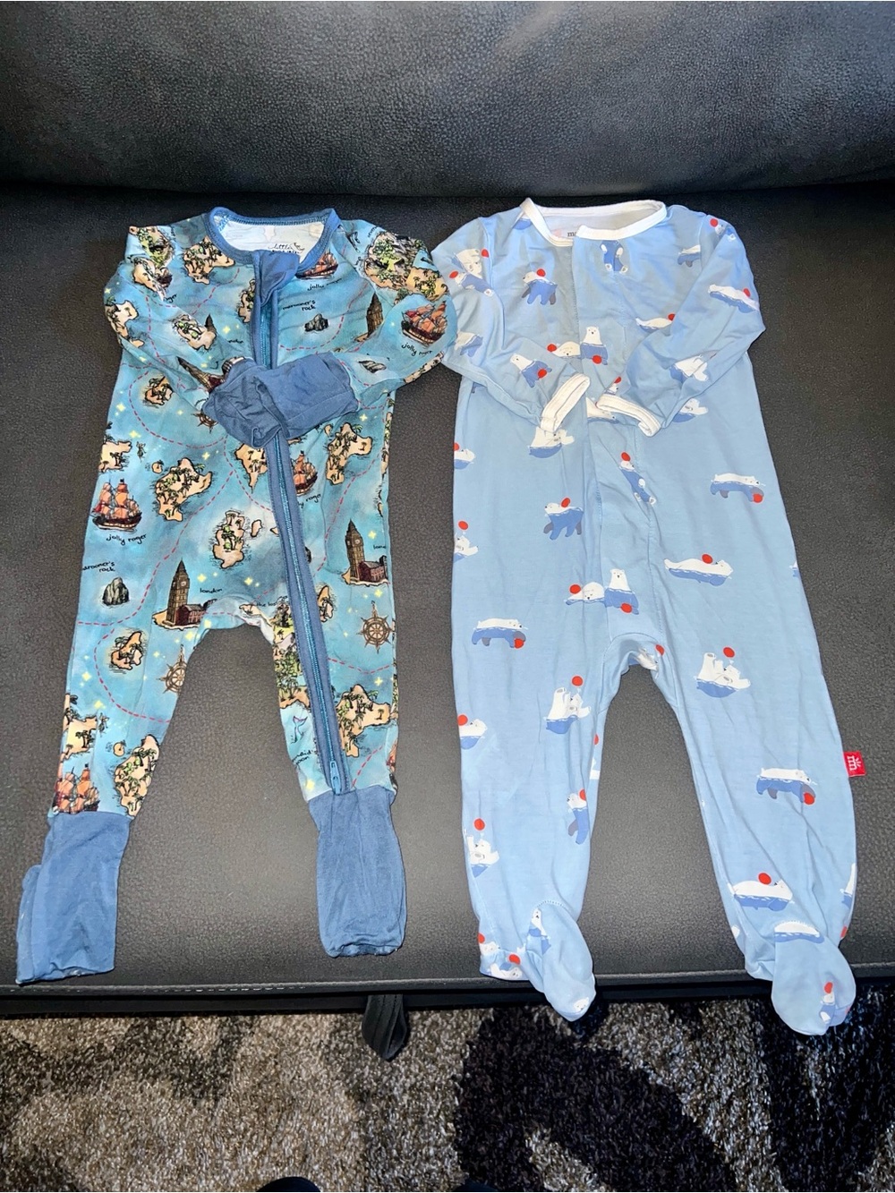 Baby Boy Sleepers size 3-6 months